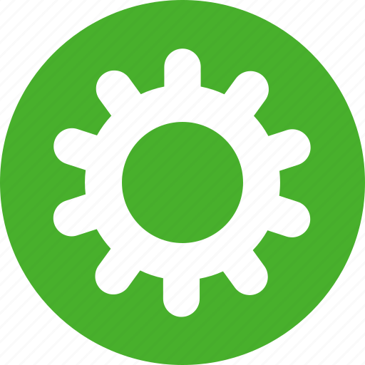 Gear, green, options, preferences, setting, settings icon - Download on Iconfinder