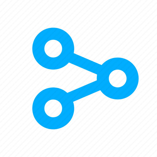 Blue, communication, connection, media, network icon - Download on Iconfinder