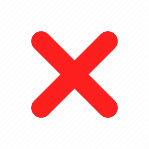 Cancel, close, delete, exit, red, remove, x icon - Download on Iconfinder