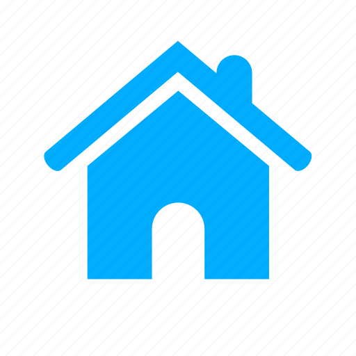 Blue, building, estate, home, house, real icon - Download on Iconfinder