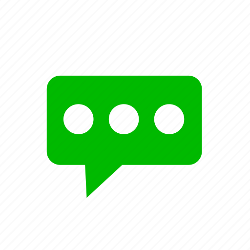 Bubble, chat, comment, comments, green, message icon - Download on Iconfinder