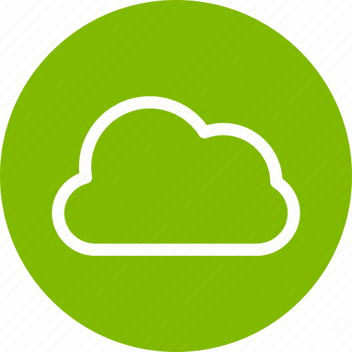 Circle, cloud, data, data base, database, forecast, green icon - Download on Iconfinder
