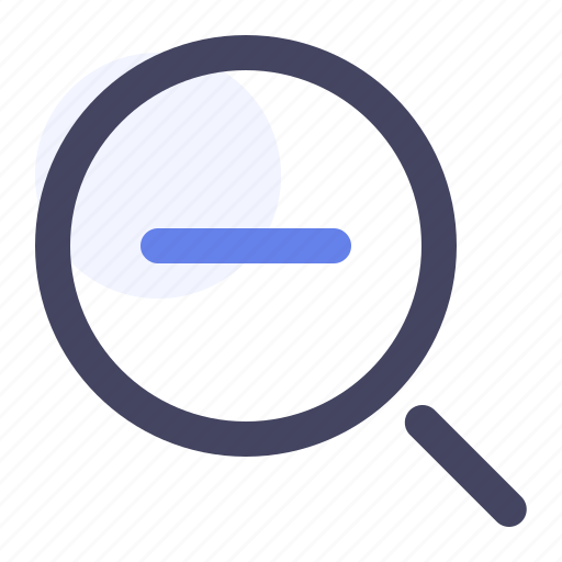 Magnifying, minus, search, find, glass, magnifier, zoom icon - Download on Iconfinder
