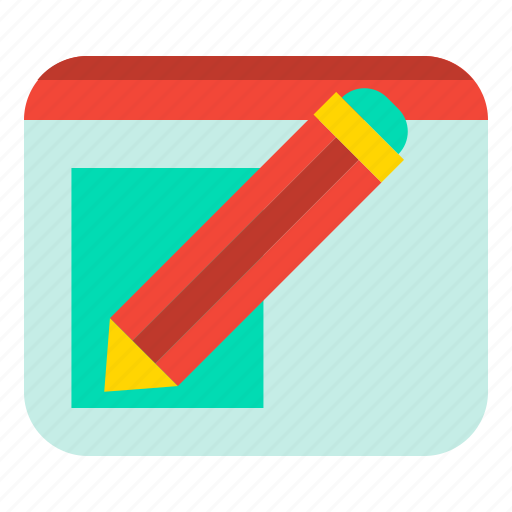 Edit, pencil, retouch, text icon - Download on Iconfinder