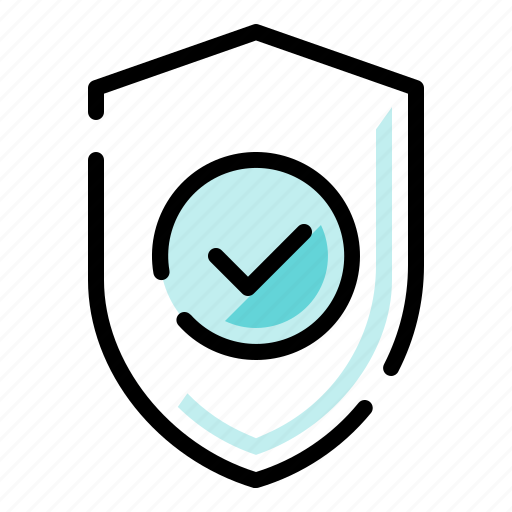Protection check, safe, secure, shield check icon - Download on Iconfinder