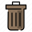 bin, can, garbage, trash