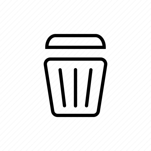 Bin, delete, empty, junk, roundedsolid, trash icon - Download on Iconfinder