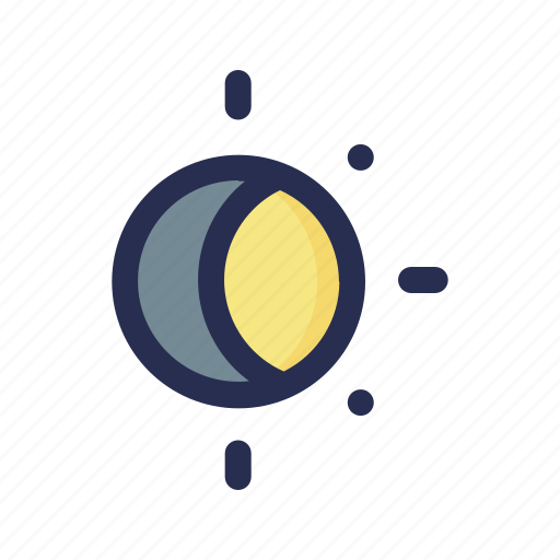 Eclipse, moon, sun, earth, ui icon - Download on Iconfinder