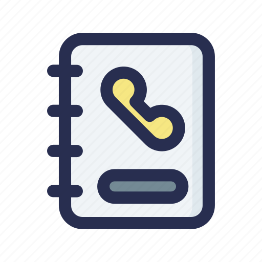 Phonebook, book, phone, list, number icon - Download on Iconfinder