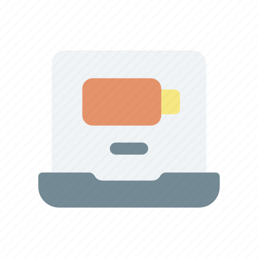Battery, laptop, device, charger, technology icon - Download on Iconfinder