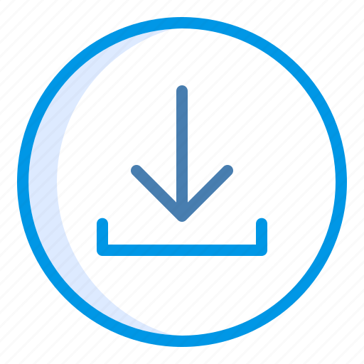 Save, download, down, arrow icon - Download on Iconfinder