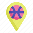 basketball, game, sport, pin, location