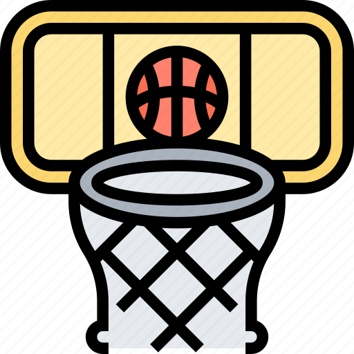 Basketball, hoop, throw, ball, net icon - Download on Iconfinder