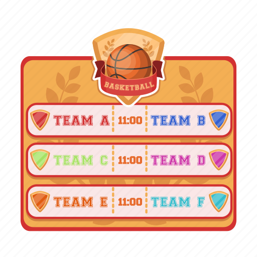 Basketball, group, name, table, team icon - Download on Iconfinder