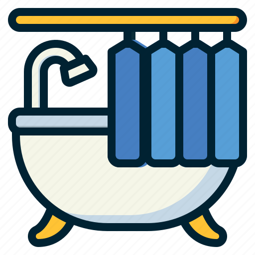 Bath, bathtub, bathroom, shower icon - Download on Iconfinder