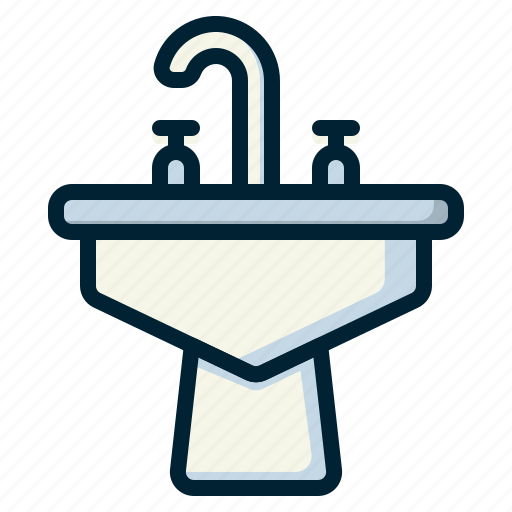 Sink, washbasin, faucet, tap icon - Download on Iconfinder