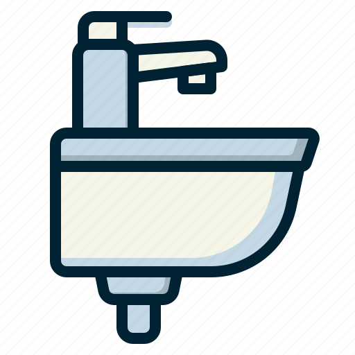 Sink, faucet, washbasin, tap icon - Download on Iconfinder