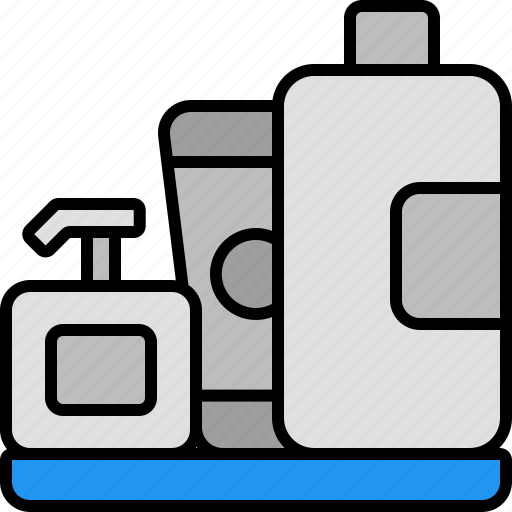 Shelf, shampoo, soap, bathroom, restroom, toilet, wc icon - Download on Iconfinder