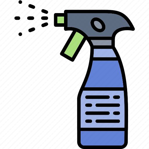 Spray, bottle, cleaning, detergent, housework, hygiene icon - Download on Iconfinder