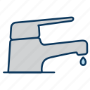faucet, spigot, tap, water icon 