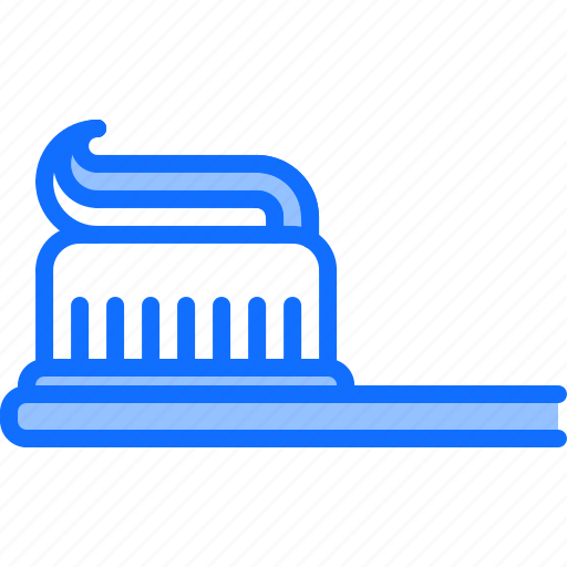 Bathroom, hygiene, shower, toilet, toothbrush, toothpaste icon - Download on Iconfinder