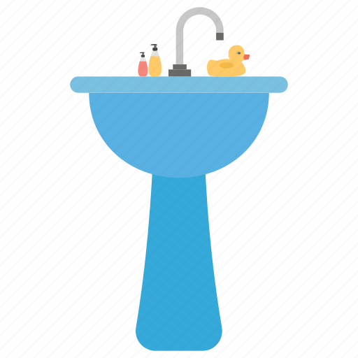 Bathroom sink, hand basin, sink, washbasin, washbowl, water supply icon - Download on Iconfinder