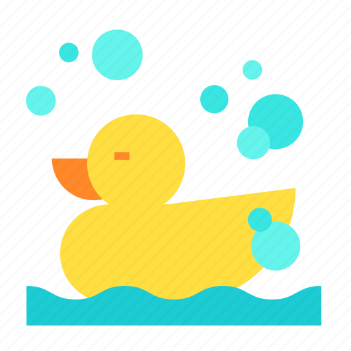 Baby, bath, child, duck, rubber, water, toy icon - Download on Iconfinder