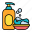 cleaning, soap, personal, bottle, liquid, bathroom, bath 