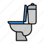 bathroom, bowl, restroom, toilet, toilet seat, wc, sanitary 