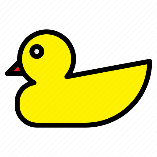Bathroom, dolls, duck, floating, rubber, shower, toilet icon - Download on Iconfinder