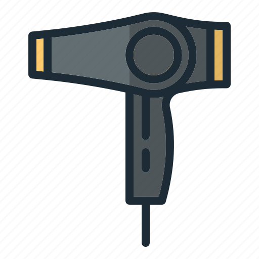 Hairdryer, hair, dryer, blower, salon, beauty, hairstyle icon - Download on Iconfinder