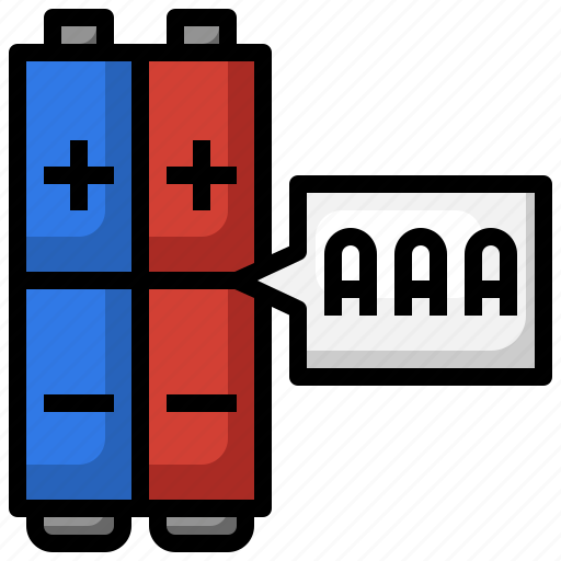 Battery, aaa, energy, accumulator, electronics icon - Download on Iconfinder