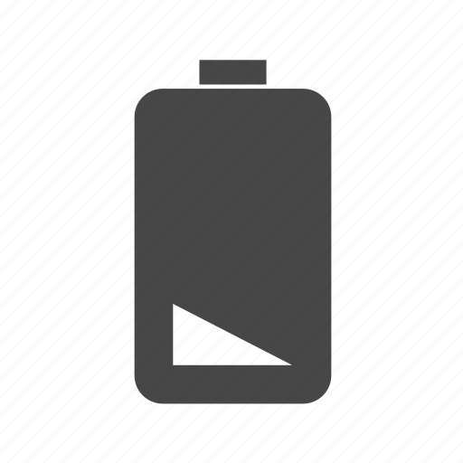 Battery, cell, half, low battery icon - Download on Iconfinder