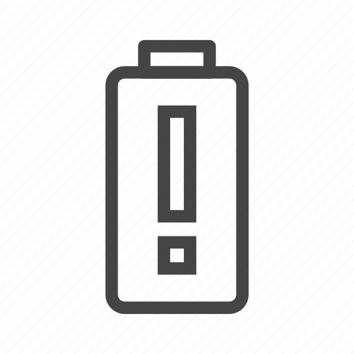 Battery, charge, eco, empty, energy, low, power icon - Download on Iconfinder