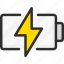 battery, bolt, charge, energy, lightning, power 