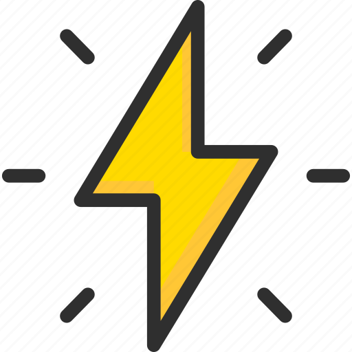 Battery, bolt, energy, lightning, power icon - Download on Iconfinder