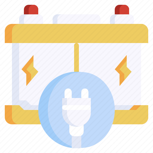 Battery, plug, electronics, power, charging icon - Download on Iconfinder