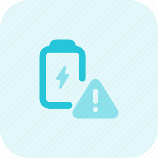 Battery, warning, power, phone icon - Download on Iconfinder