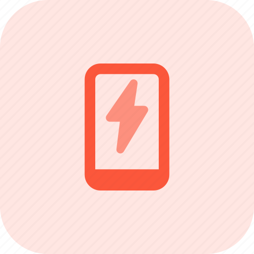 Mobile, power, battery, charging icon - Download on Iconfinder
