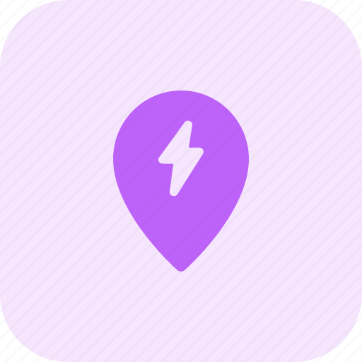 Power, location, battery, pin icon - Download on Iconfinder