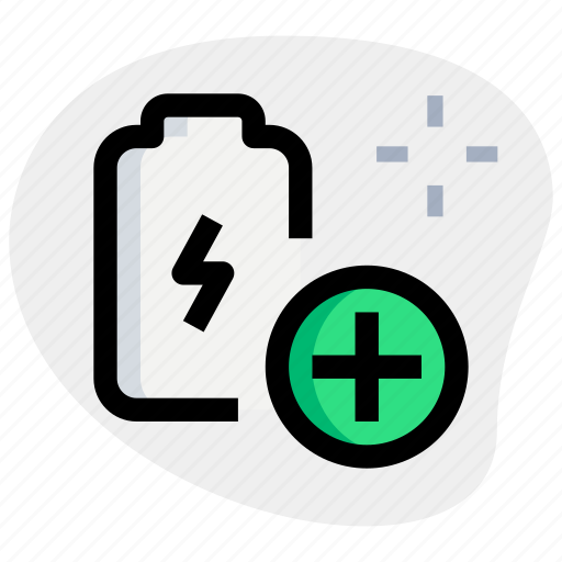 Battery, plus, energy, charging icon - Download on Iconfinder