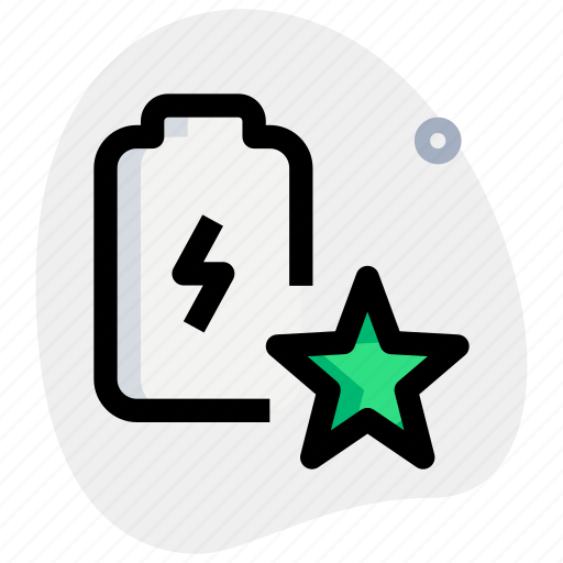 Battery, star, energy, charging icon - Download on Iconfinder