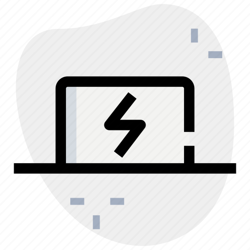 Laptop, power, charging, screen icon - Download on Iconfinder