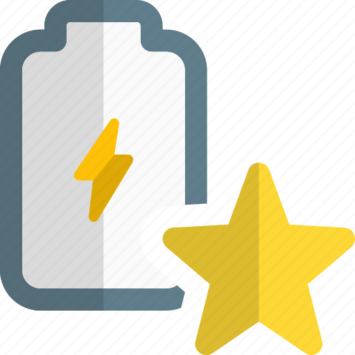 Battery, star, favorite, power icon - Download on Iconfinder