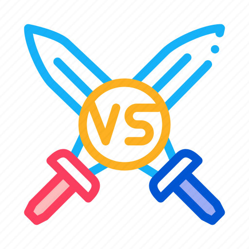 Battle, champion, championship, concept, linear, run, sword icon - Download on Iconfinder