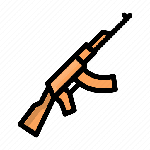 Akm, gun, weapon, battlefield, war icon - Download on Iconfinder