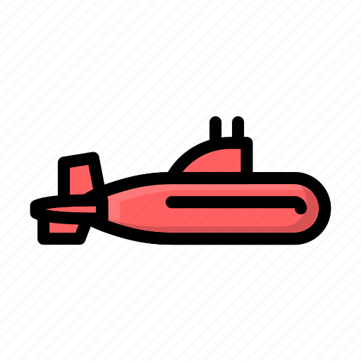 Submarine, water, under, military, war icon - Download on Iconfinder