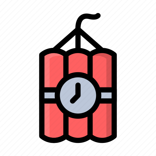 Timer, bomb, weapon, war, military icon - Download on Iconfinder