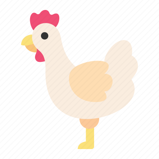 Chicken, animal, farm, food icon - Download on Iconfinder