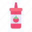 ketchup, bottle, tomato, condiment 